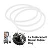 Milltrip Replacement Gaskets Rubber Rings, 3/6Pcs New Replacement Gaskets Rubber