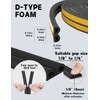 32.8 Ft Weather Stripping Door Seal Self Adhesive Door Weather