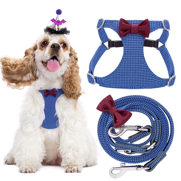 Puppytie No Pull Dog Harness with Multifunction Dog Leash,Soft Adjustable