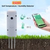 Moisture Tester, Eacam Wireless Soil Moisture Meter, Intelligent Temperature Humidity