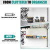 EVERHANGER Wall Mount Garage Storage Shelves, 33in x 24in Heavy