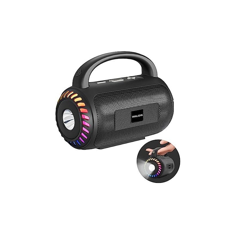 GUDOU Bluetooth Speaker, Outdoor Waterproof Portable Speaker Bluetooth Wireless