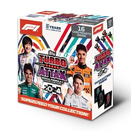 Topps Turbo Attax Formula 1 2024 - Jumbo Box - 16 packets per box (160 cards) with a guaranteed LE and Black Edge card inside every box - Online Exclusive Product!