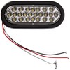Buyers Products SL65CO 6" Oval Recessed Strobe Light, Clear, 24
