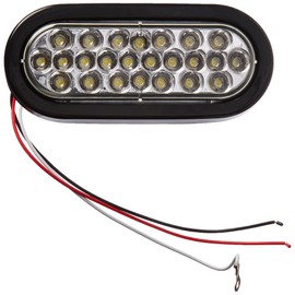 Buyers Products SL65CO 6" Oval Recessed Strobe Light, Clear, 24 LEDS, Warning Light For Trucks and Trailers, Emergency Lights for Vehicles