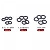 sourcing map Nitrile Rubber O-Rings 5.5mm 6.5mm 7mm OD 2.5mm