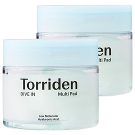 Toriden Dive-in Low Molecular Hyaluronic Acid Multi Pad 80 sheets, 80 sheets, 160ml, 2 pieces / 토리든 다이브인 저분자 히알루론산 멀티 패드 80매, 80매입, 160ml, 2개