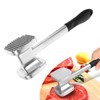 BESTOYARD Meat Tenderizer Meat Cutting Aluminum Double Sided Meat Hammer