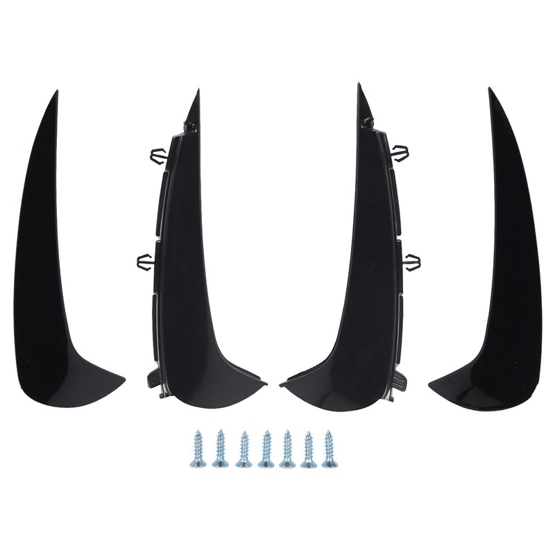 1 Pair Rear Bumper Spoiler Air Vent Cover Left Right