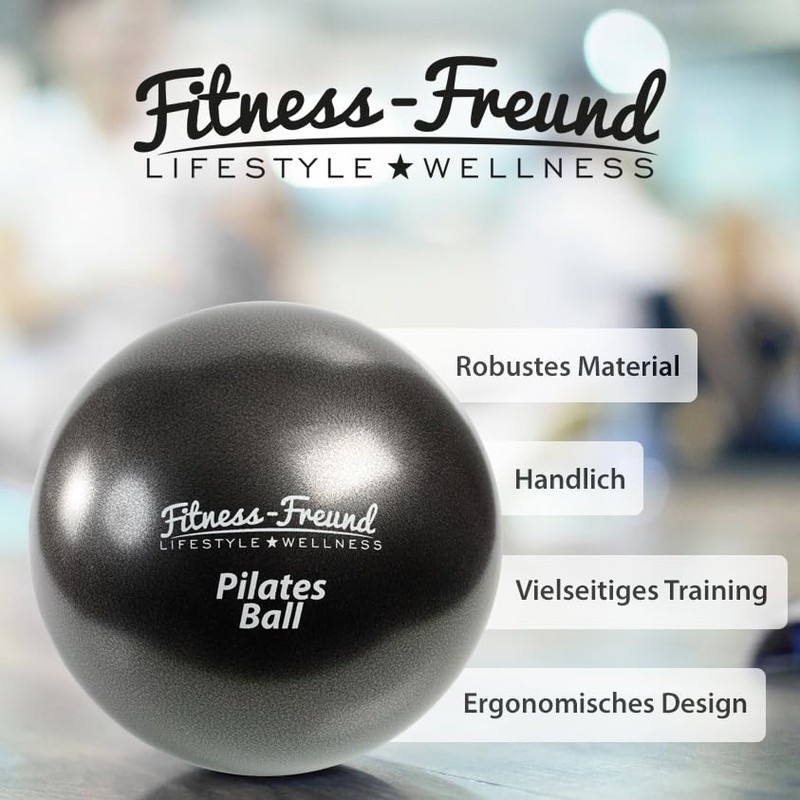 Fitness-Freund Pilates Ball 22 cm Anthracite