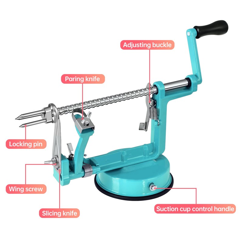 Apple Peeler, Slicer Corer Potato Peelers 3 In 1, Stainless