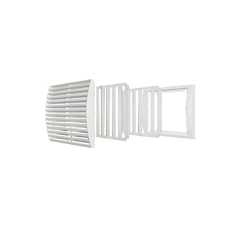 ERA 150 x 150 mm Adjustable Ventilation Grille, White, Plastic,
