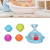 Floating Squirts Animal Toys Set Fishing Net Bath Toy Sets