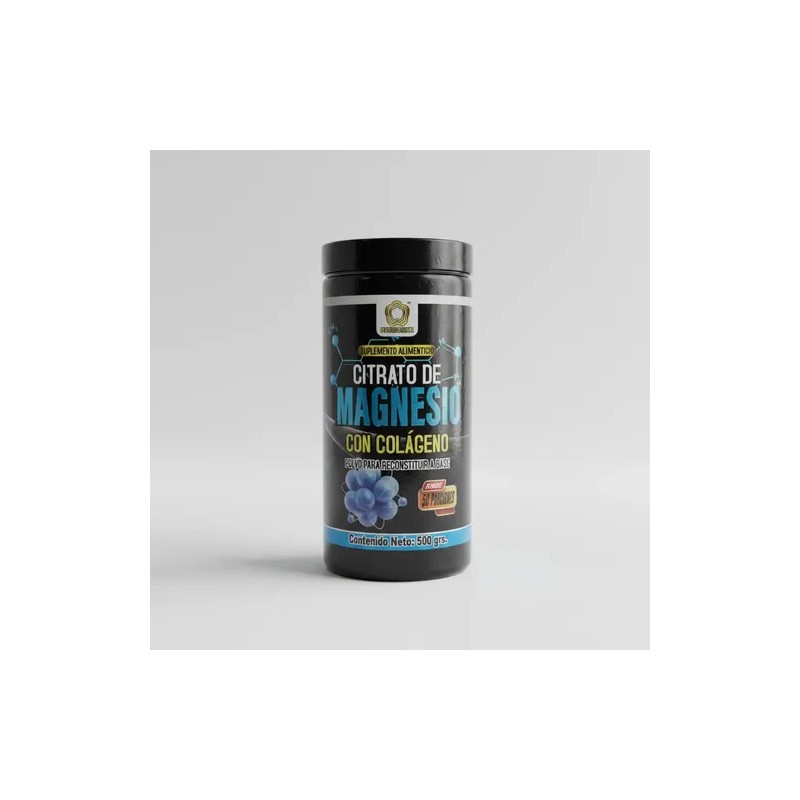 Citrato De Magnesio Con Colágeno En Polvo 500 G Herbomex