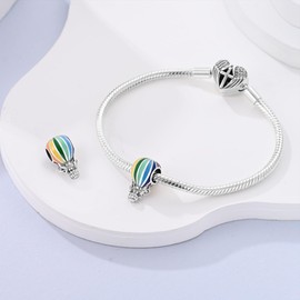 MULA 925 Sterling Silver Charms for Bracelets and Necklaces Cute Cat Dog Elephant Animal Family Beads Dangle Pendants Jewelry for Women