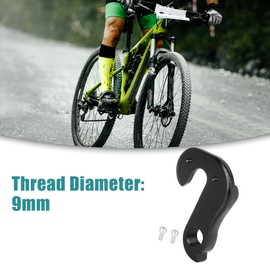 ACROPIX Bicycle Tail Hook Rear Derailleur Hanger Frame Gear Tail Hook Aluminum Alloy Compatible with Merida UCC Black 1 Piece