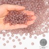 500Pcs Brown Glass Beads for Jewelry Making Kit