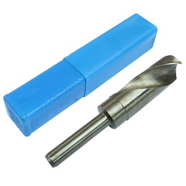 LifCratms 1 Inch Cobalt Drill Bit, M35 Reduced Shank High Speed Steel Twist Drill Bit for Metal, Stainless Steel, Cast Iron, Alloy, Plastic, Wood and Non-Ferrous Etc