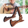 Electric Guitar Stand MA38E Foldable Zebrawood RabbibShape Flooring Holder with