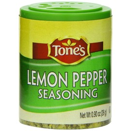 Tone's Mini's Lemon Pepper, 0.90 Ounce (Pack of 6)
