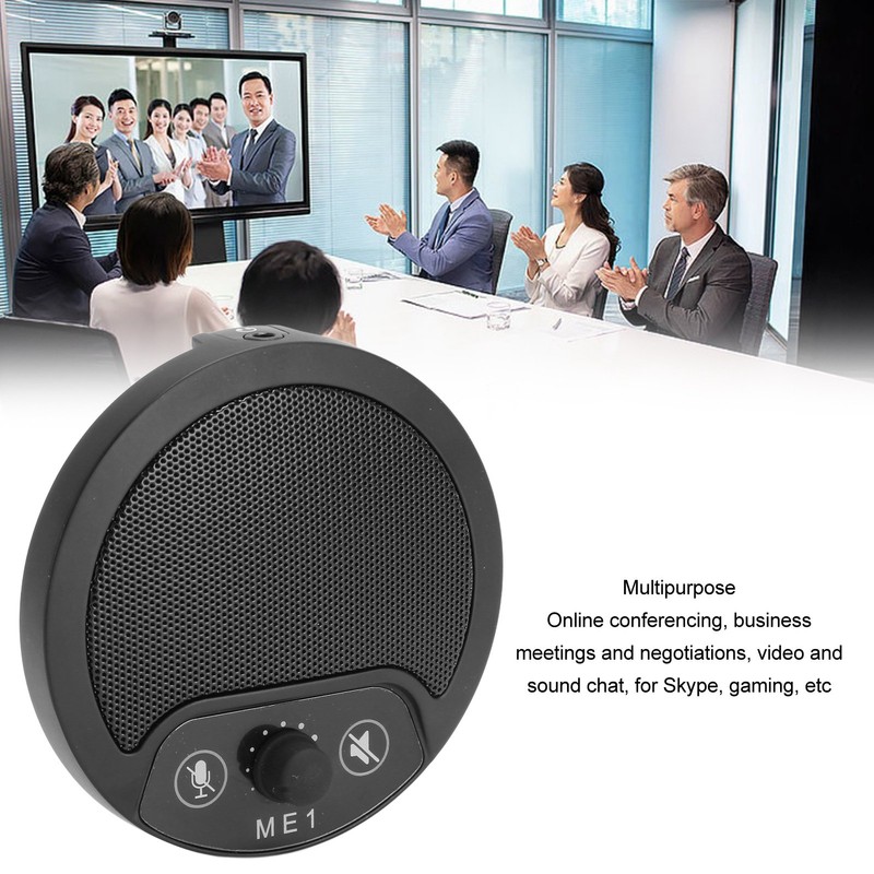 USB Conference Microphone Professional 360 Degree Omnidirectional Plug and Play