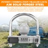 Funmit Trailer Lock Universal Hitch Lock with Combination Lock, fit