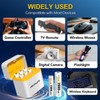 Rechargeable 4AA & 4AAA Batteries Ni-MH with 8-Slot Smart Charger