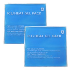 Gel-Kühlakkus zur Erholung von Verletzungen, Kältekompresse zur Schmerzlinderung, heiße Kältepackung lindert Entzündungen, Arthritis bei Kopfschmerzen, Knöchel, Nacken, 25,4 x 24,5 cm