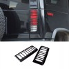 Ynei 2x ABS Glossy Black Tail Light Trim Frame Fit