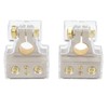 2 Pcs Battery Terminal Connectors 0/2/4/6/8AWG with Shims Protector Cover