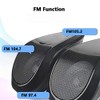 MACHSWON Waterproof Speaker Loudspeaker Music Audio Player for Motorcycle ATV