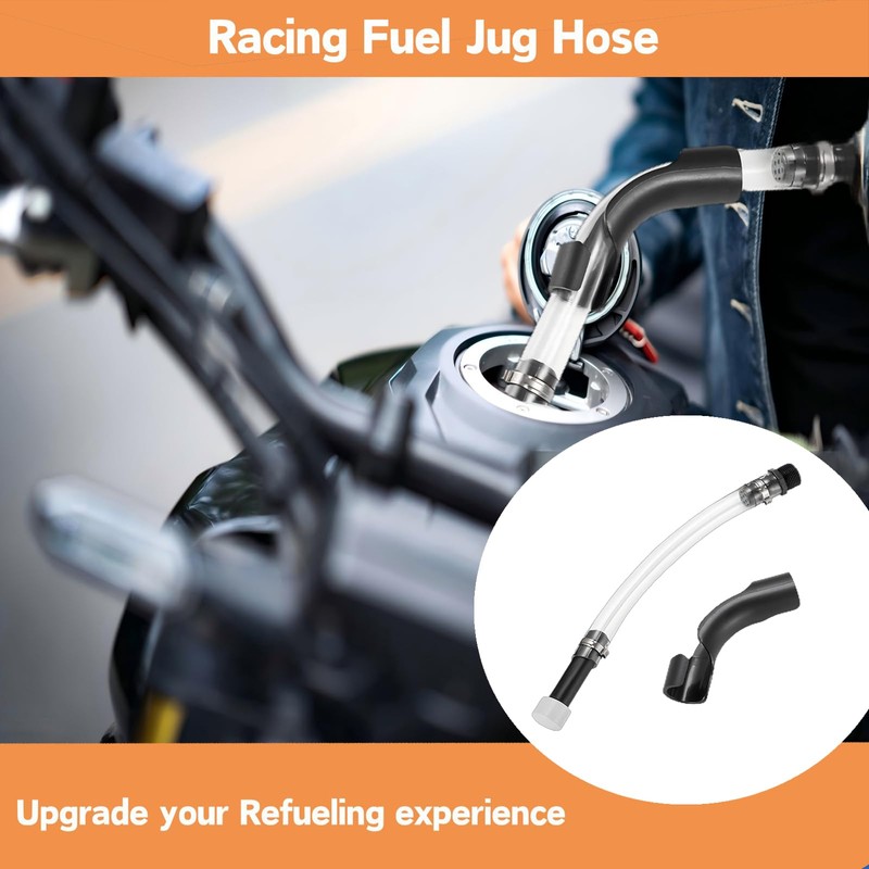 6 Set Gas Can Hose, Racing Fuel Jug Hose with