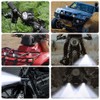 X-STYLE 40W Motorcycle Fog Lamp, LED, 3 Modes Switching, Hi/Lo/Strobe,