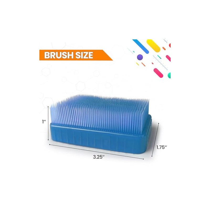 Wilbarger Method Cepillo Sensorial Terapia Unidades Color Azul Ocupacional Terapéutica