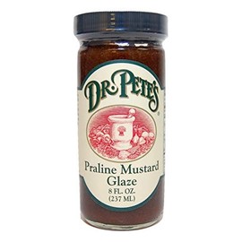 Dr. Pete's Original Gourmet Praline Mustard Glaze (Pack of 2) 8 oz Jars