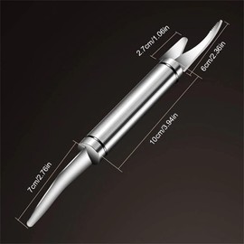 2024 New 5 in 1 Multifunctional Shrimp Line Fish Maw Knife with Cleaning Cloth, 304 Stainless Steel Shrimp Peeler, Fish Scale Remover Specialty Tools and Gadgets