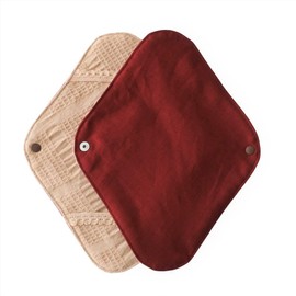 Hanafu Cloth Napkin Holder, Regular, Organic Cotton, Pack of 1, Cotton, Red