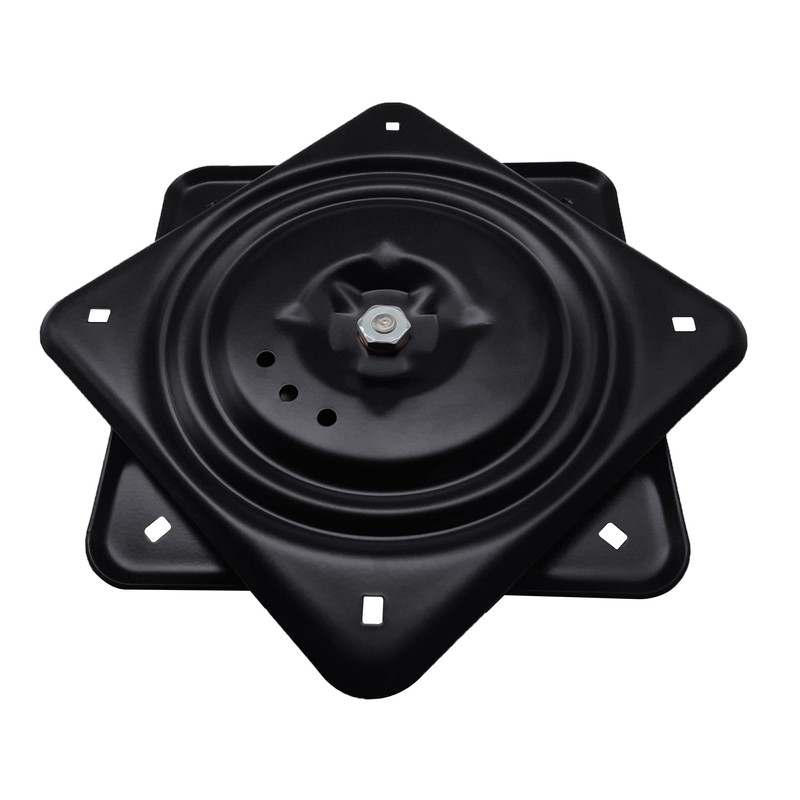 Frassie 2 Pack 10.2" Square Swivel Plate Replacement, Ball Bearing