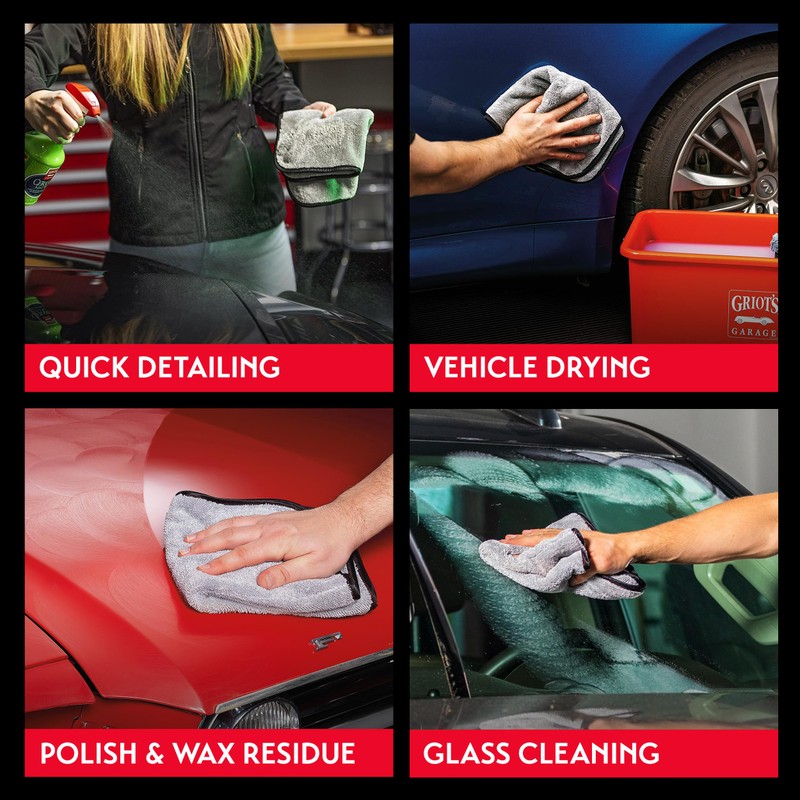 Griot's Garage PFM Terry Towel, Microfibre Towel, Cleaning, Drying and