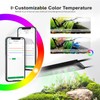MagTool Brite Series Auto Aquarium LED Light with App-Controlled RGB+W