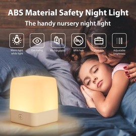 IZETIANZHE IZETIANZHE Night Light for Kids, LED Touch Baby Night Light for Breastfeeding, Dimmable Nightlight for Bedroom Nursery Lamp Rechargeable Portable Night Light with Memory Function Bedside Light
