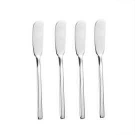 IMEEA Butter Knife Stainless Steel Butter Knife Spreader 6.5-Inch Cheese Spreaders, Set of 4