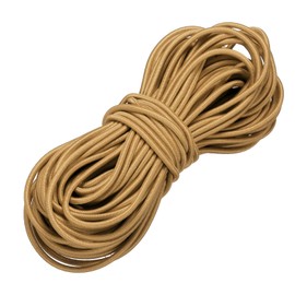 PATIKIL Elastic Bungee Rope 1/8" x 49' Heavy Duty Polyester Shock Cord Kayak Extension Rope Tarp Tie Down for Boating Tents Camping DIY Crafts Dark Yellow