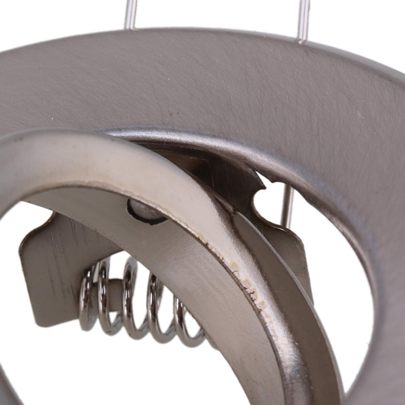 2 Pcs MR11 Downlight Fitting Gimble Satin Chrome with Lamp