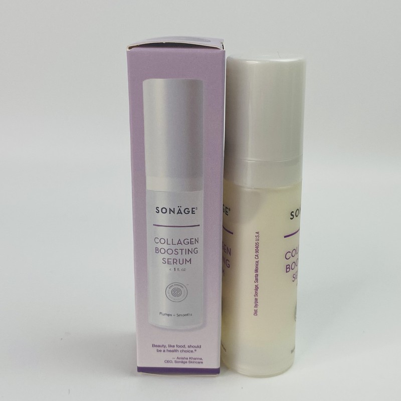 Sonage Collagen Boosting Serum Plumps & Smoothes ~ Vegan 1