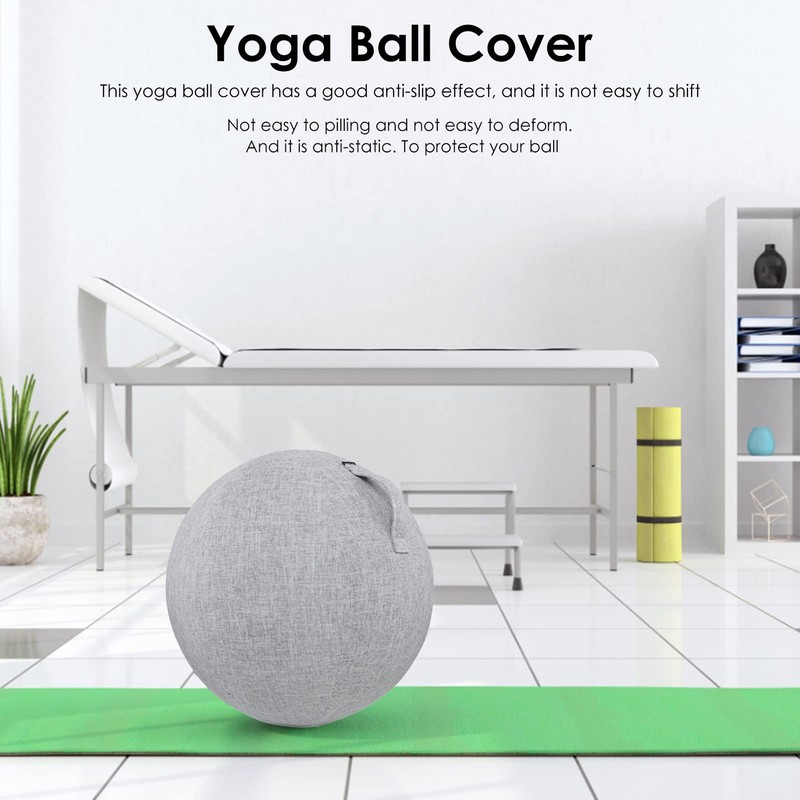 Yoga Ball Chair, Exercise Ball Protector Covers, Puncture Dust for