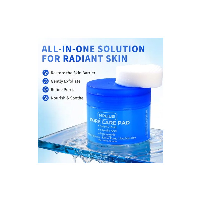 BHA Salicylic Acid Toner Pads - Exfoliating & Pore Care