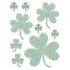 Rhinestone Genie Shamrock Cluster - Magnetic Rhinestone Template