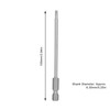 10Pcs 2.5mm Magnetic Screwdriver Bits Alloy Steel 1/4 Inch Hex