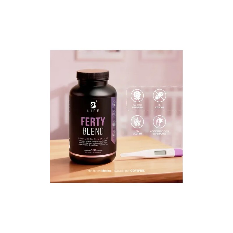 Complejo Myo Inositol, Shatavari 180cáps Ferty Blend. B Life